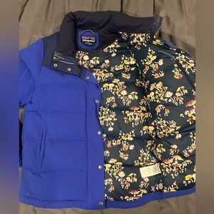 Patagonia Women’s Mushroom Print Bivy Down Puffer L